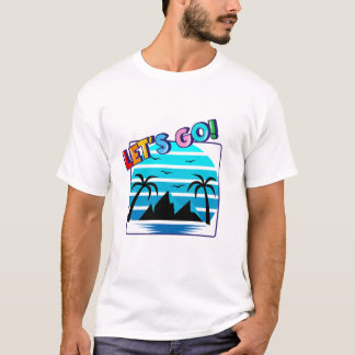 En sommarstranddag T-shirt