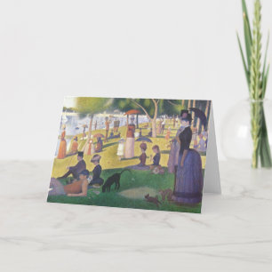 En söndageftermiddag på La stora Jatte Kort