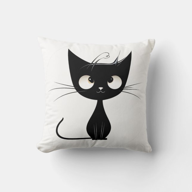 En söt animering, Cat Pillow Kudde (Framsida)