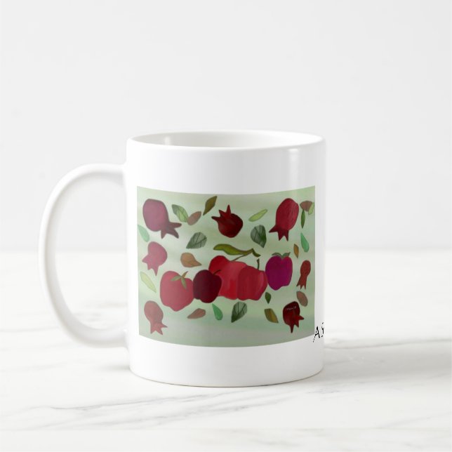 En söt årsmugg kaffemugg (Vänster)