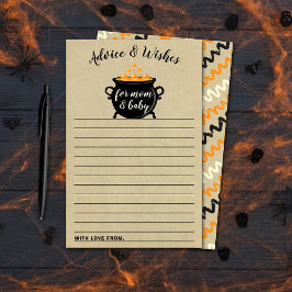 En söt Baby brinner Halloween-babyskor