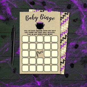 En söt Baby brinner Halloween-babyskor