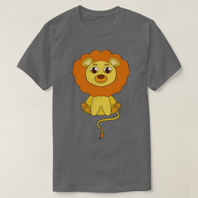 En söt baby lejon t shirt (Design framsida)