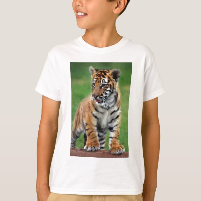 En söt baby-tiger tee (Framsida)