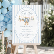 En söt babypojke Kläder Baby Shower Välkommen