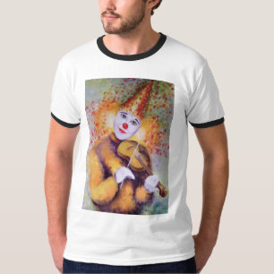 En söt clown som spelar fiolin t shirt