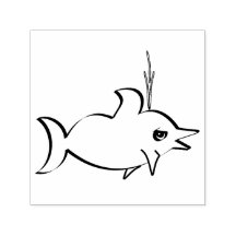 En söt delfin