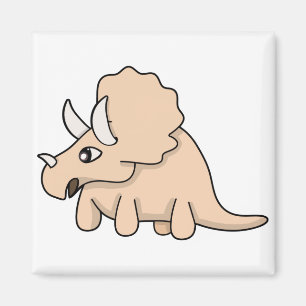 En söt dinosaur magnet