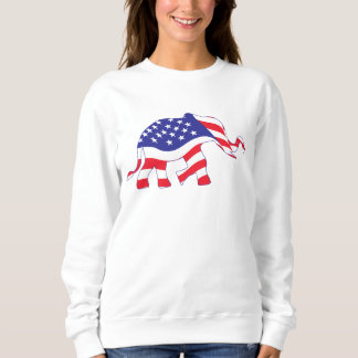 En söt elefant i USA flagga T Shirt