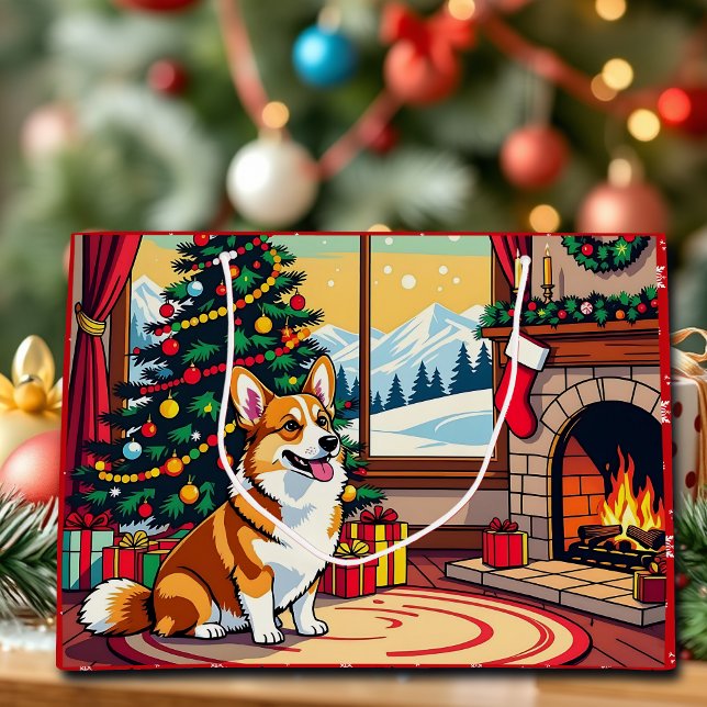 En söt festlig Corgi jul (Skapare uppladdad)