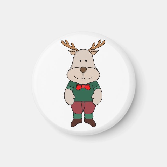 En söt hjort magnet (Framsidan)