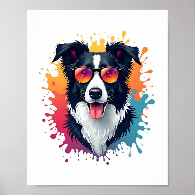 En söt hund Collie [RB#10009] Poster (Framsidan)