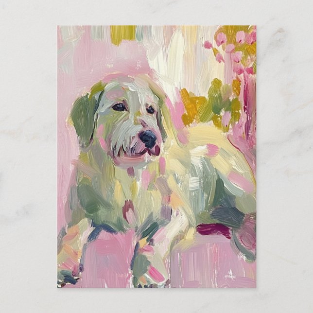 En söt hund vykort (Framsida)