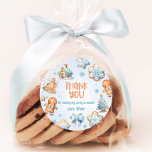 En söt kaka jul jul 1-årsdag tack runt klistermärke<br><div class="desc">En söt cookie jul på 1:a födelsedag tack för att du har tillgång till klassiskt Round Sticker Matching-artiklar.</div>