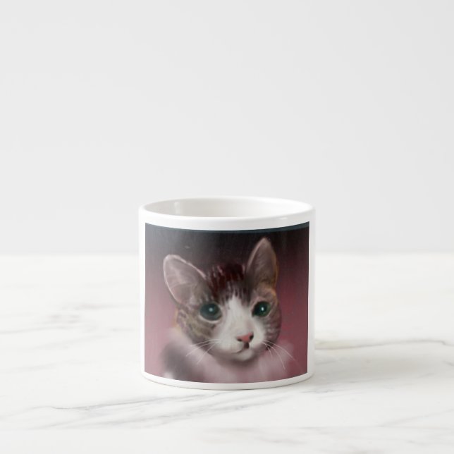 En söt katt espressomugg (Framsidan)