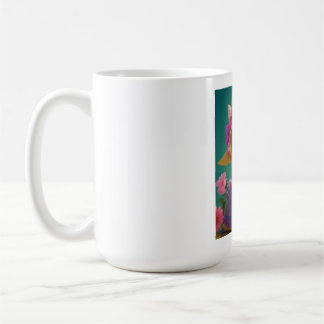 En söt kattklippa. kaffemugg