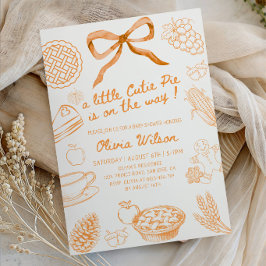 En söt liten baby är på väg - Baby Shower Inbjudningar
