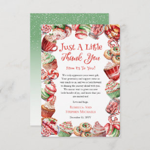 En söt liten Baby Candy Ram Girl Baby Shower Tack Kort