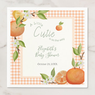 En söt liten baby på väg - Baby Shower Servett
