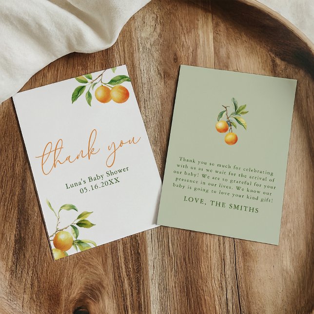 En söt liten baby på väg Babykalas Platt Tack Kort (Skapare uppladdad)