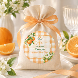 En söt liten baby shower runt klistermärke