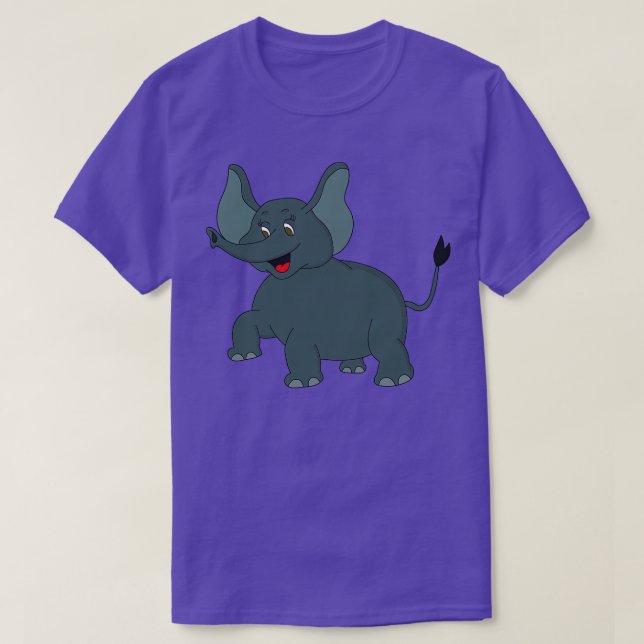 En söt liten elefant t shirt (Design framsida)
