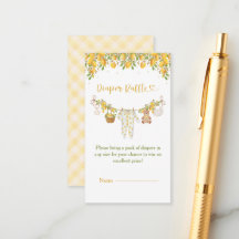 En söt liten en citron citrus baby shower