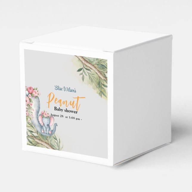 En söt liten jordnöt är på väg presentaskar (Framsidan Sidan)