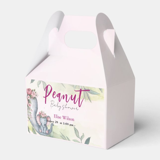 En söt liten jordnöt är på väg presentaskar (Framsidan Sidan)