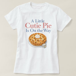 En söt liten paj Baby Shower T Shirt