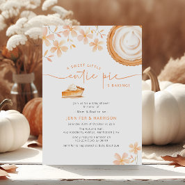 En söt liten paj bakas | Barnkalas Inbjudningar