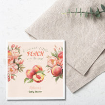 En söt liten persiko-Blommigt, babyskor