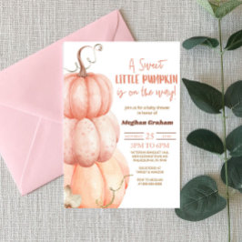En söt liten pipa är på väg! Baby Shower Inbjudningar