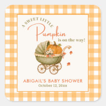 En söt liten pumpa höst baby shower