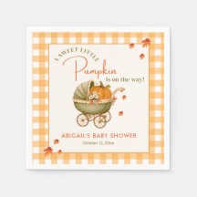 En söt liten pumpa höst baby shower