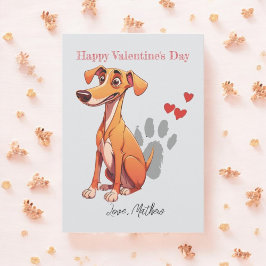 En söt marionett julkort