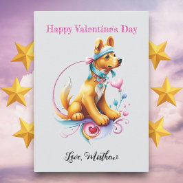 En söt marionett julkort