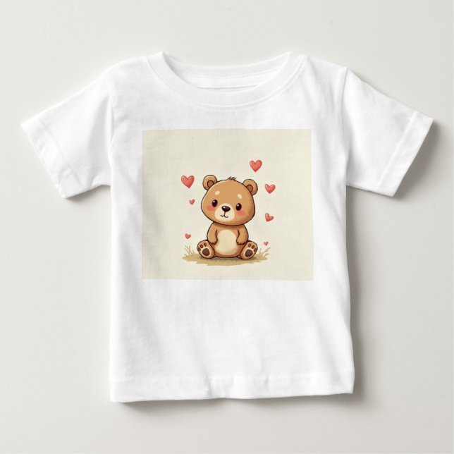 En söt nalle T-shirt (Framsida)