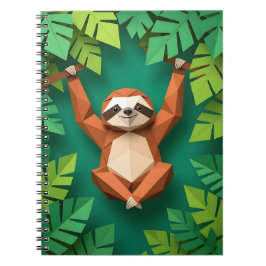 En Söt Origami Dovhjort Anteckningsbok för Skolan