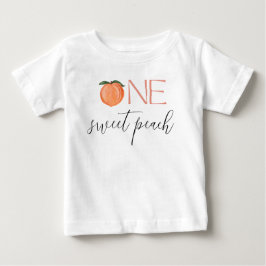 En söt persika födelsedag t shirt