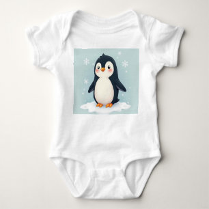 en söt pingvin Baby Bodykostym T Shirt