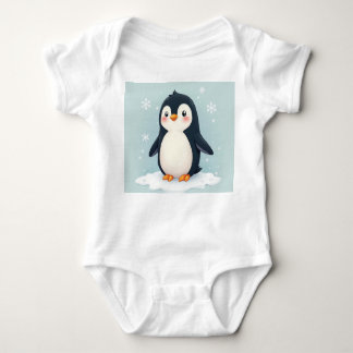 en söt pingvin Baby Bodykostym T Shirt