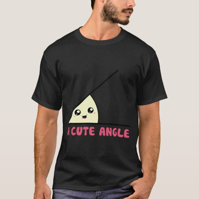 En söt spetsig vinkel vintage t shirt (Framsida)