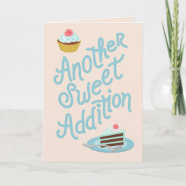 En söt tillökning - Grattis på bebisen Kort