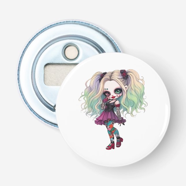 En söt tjej Halloween-designsamling 13 Flasköppnare (Framsidan)