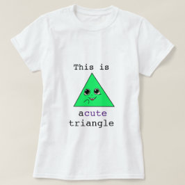 En söt triangel t shirt