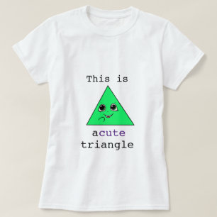 En söt triangel t shirt