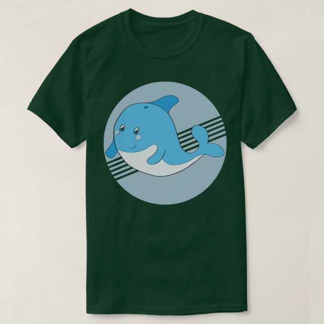 En söt val t shirt (Design framsida)