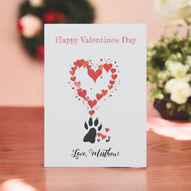 En söt valp julkort (Skapare uppladdad)