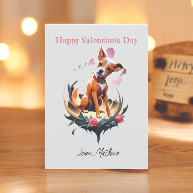 En söt valp julkort (Skapare uppladdad)